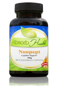 A bottle of Noopept pills bought online