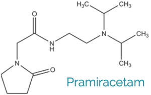 Pramiracetam pills structure