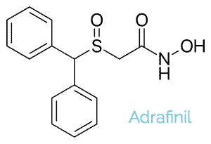 Chemical structure of the nootropic adrafinil