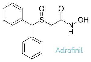 The chemical structure of adrafinil